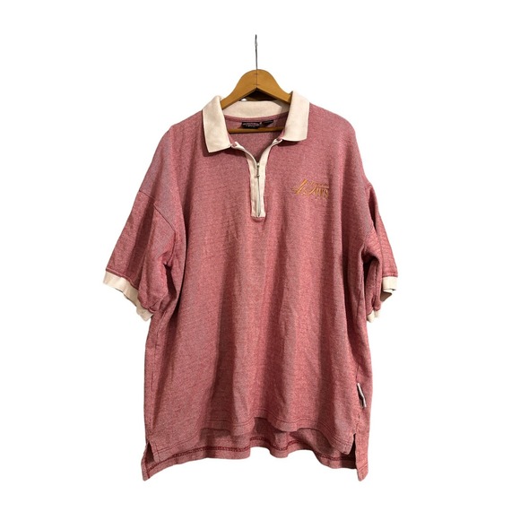 VTG San Francisco 49ers Polo 1997 1/4 Zip Super Bowl Ready Embroidered Logo - Picture 1 of 14